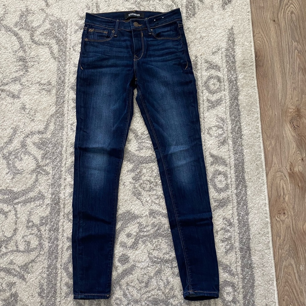 Express Mid Rise Jean Leggings